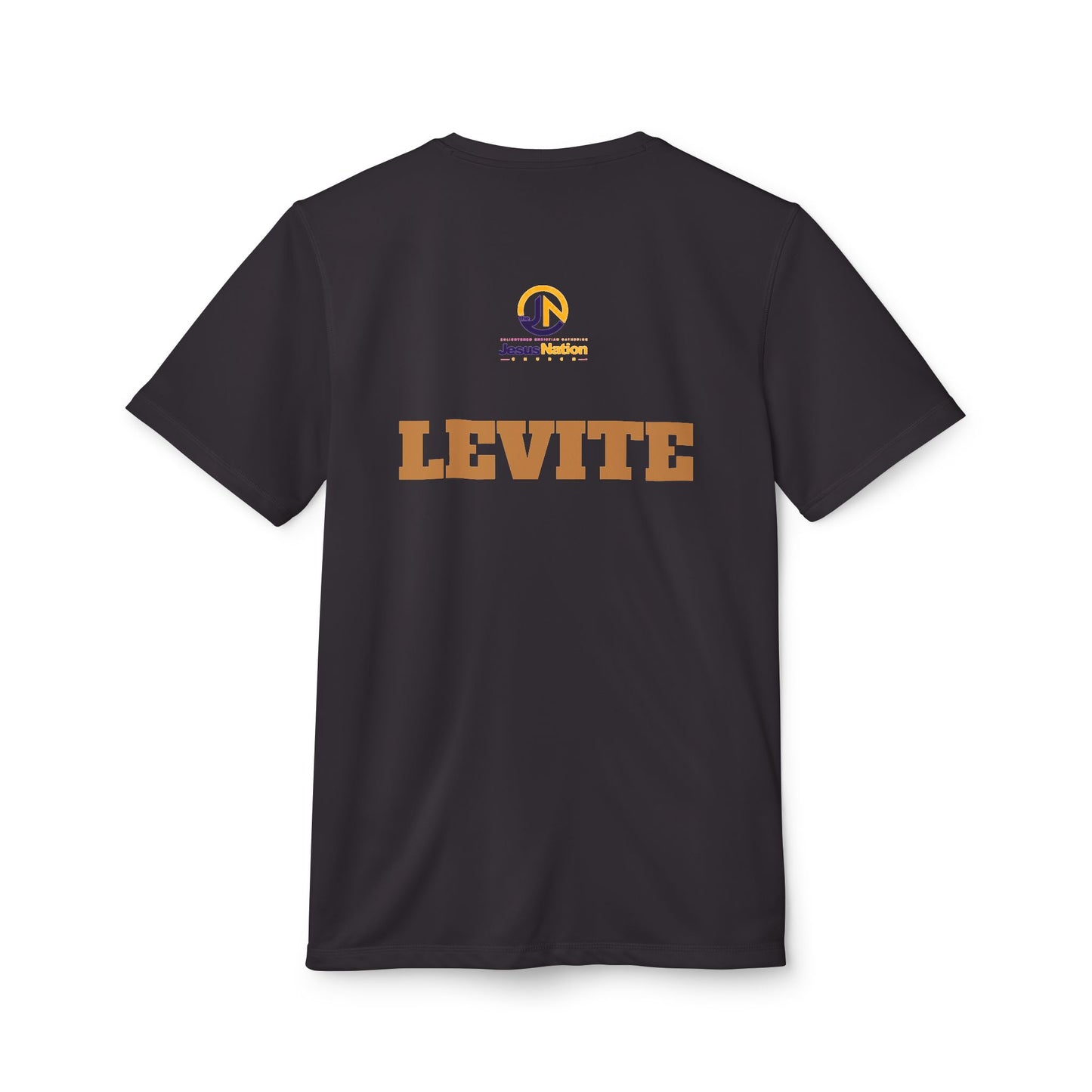 Adidas Unisex Sport T-Shirt - Navy Blue with LEVITE Design | Athletic Apparel for Active Lifestyle