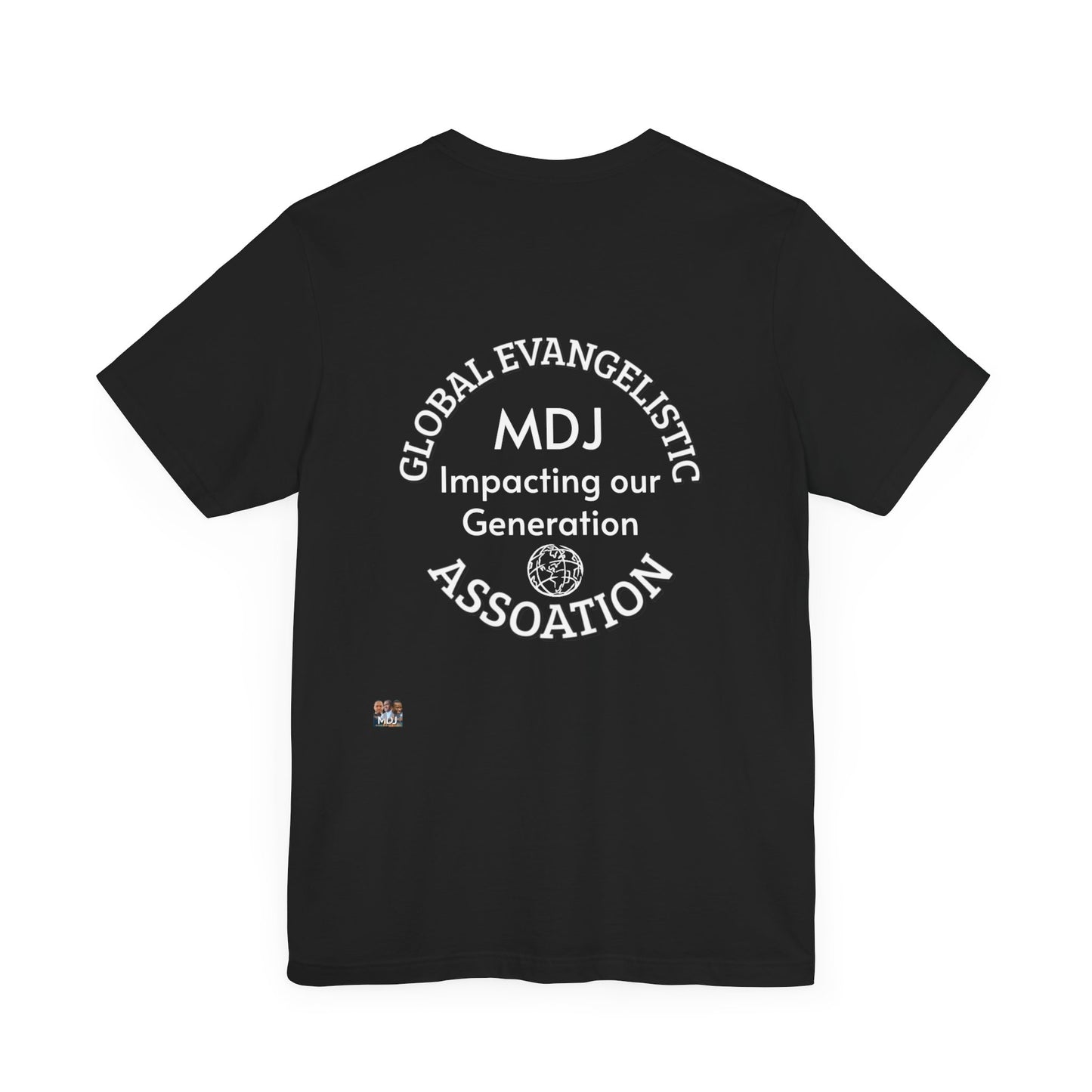 Tsalack Express MDJ Evangelistic Association Unisex Jersey Short Sleeve Tee