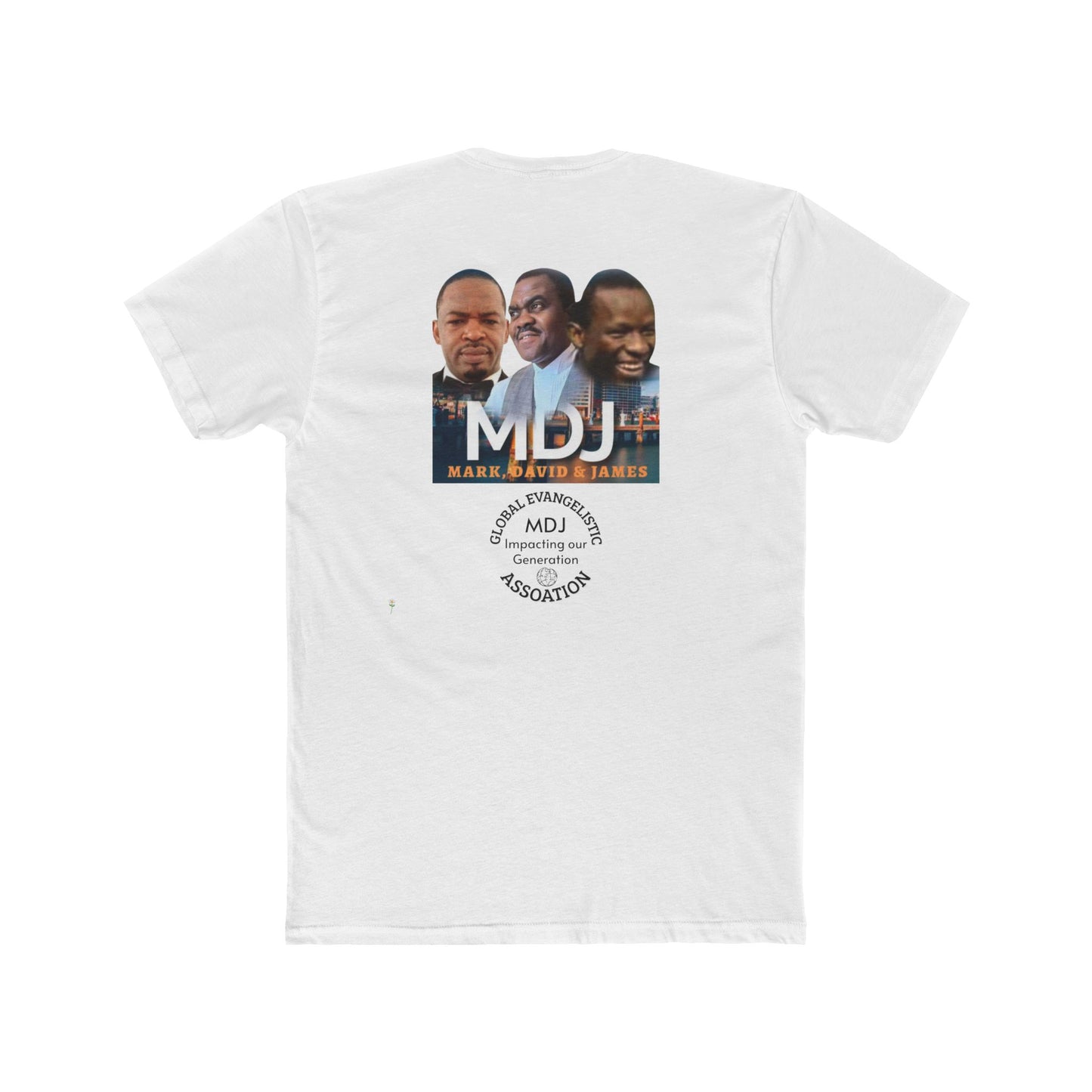 TSALACK EXPRESS MDJ WHITE Unisex Cotton Crew Tee