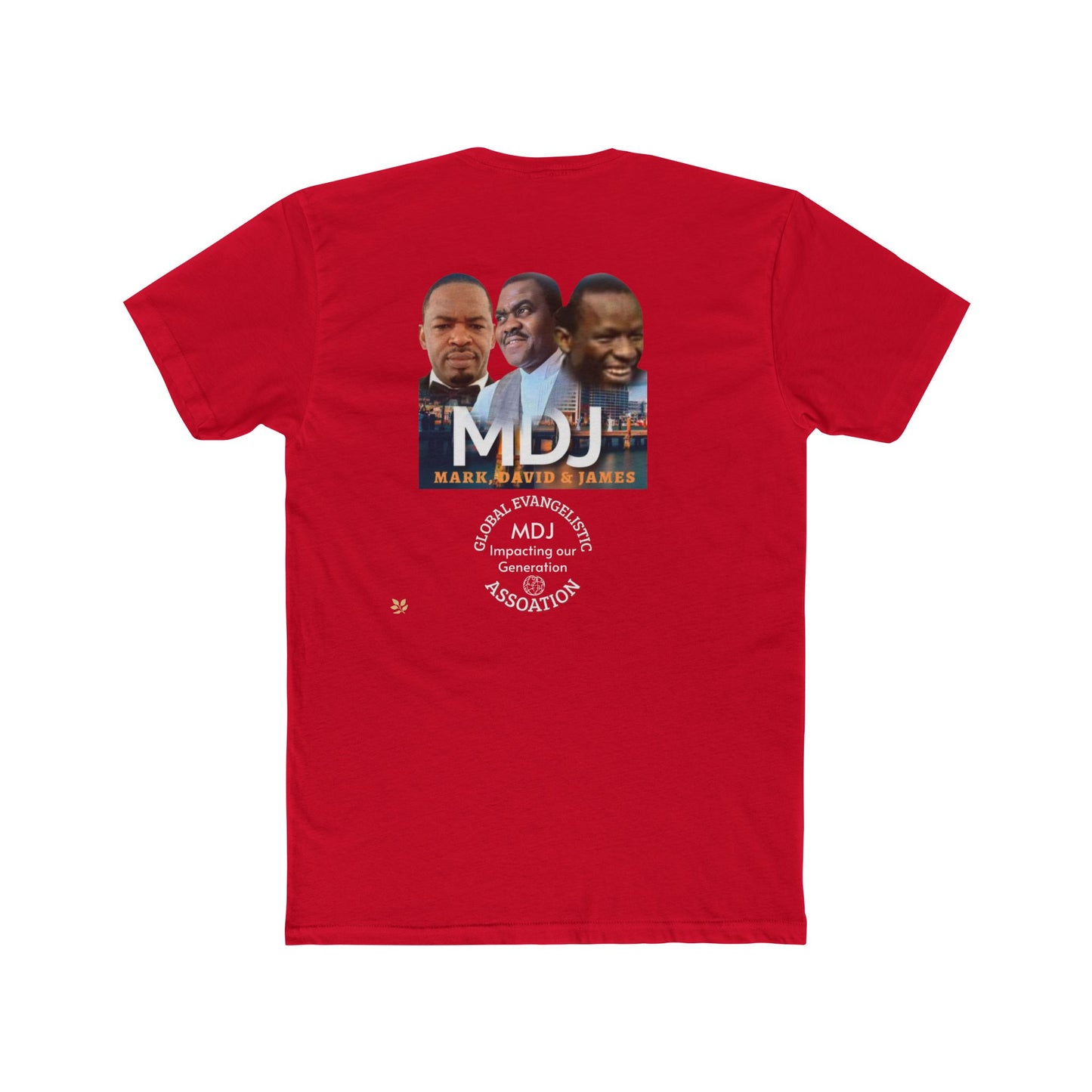 TSALACK EXPRESS MDJ RED Unisex Cotton Crew Tee