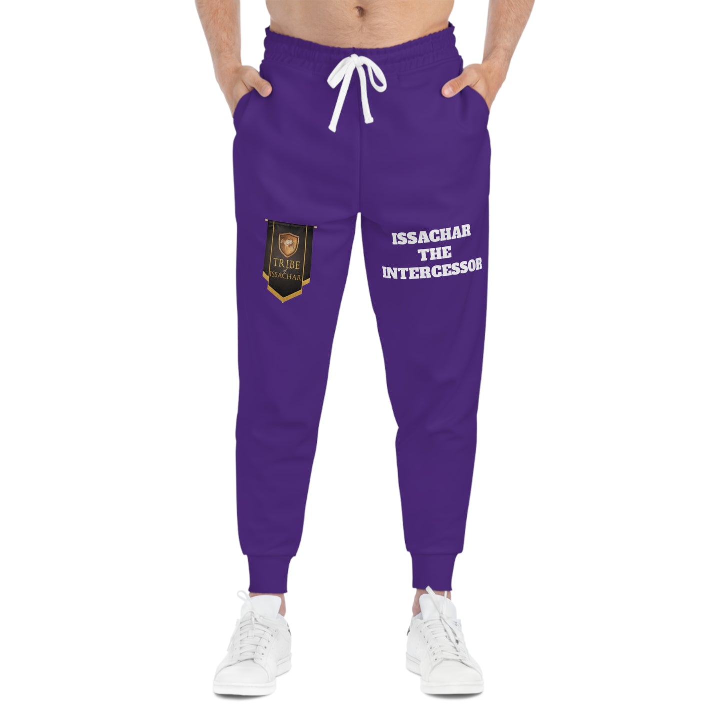 PURPLE Issachar Athletic Joggers - Issachar The Intercessor - Comfortable Workout Pants