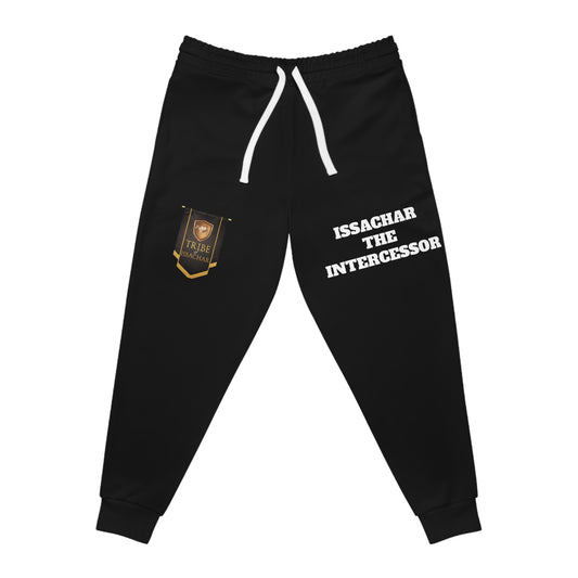 BLACK Issachar The Intercessor Athletic Joggers | Comfortable Activewear for Spiritual Fitness