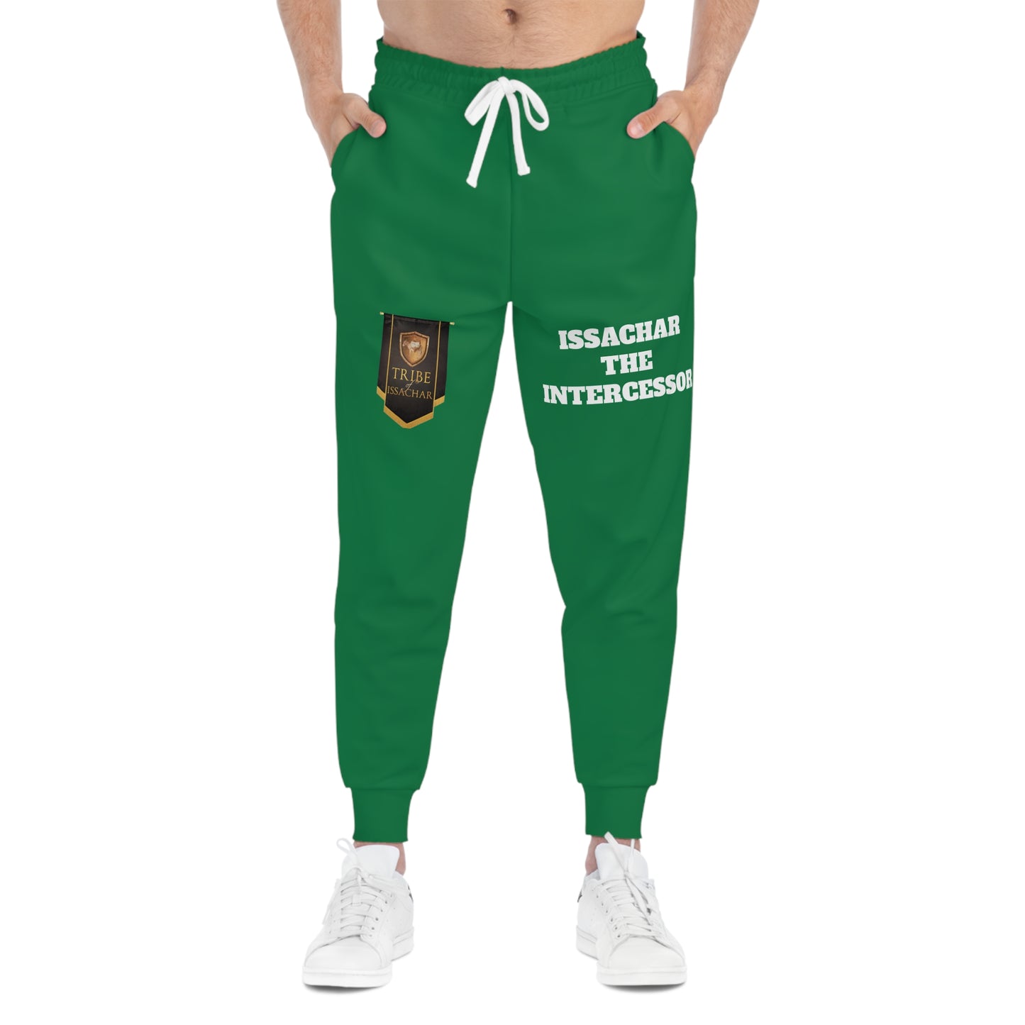 GREEN Issachar The Intercessor Athletic Joggers - Comfortable, Stylish Activewear for Daily Wear