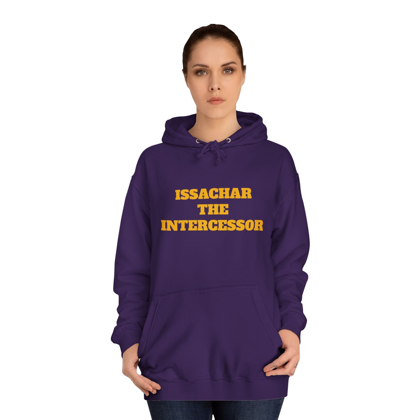 Tribe Spirit Unisex College Hoodie - Issachar the Intercessor Design