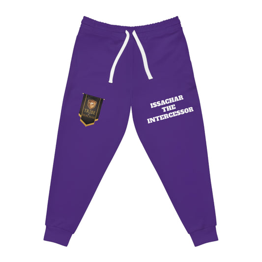 PURPLE Issachar Athletic Joggers - Issachar The Intercessor - Comfortable Workout Pants