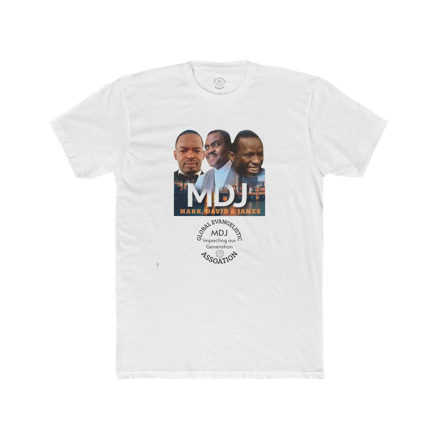 TSALACK EXPRESS MDJ WHITE Unisex Cotton Crew Tee