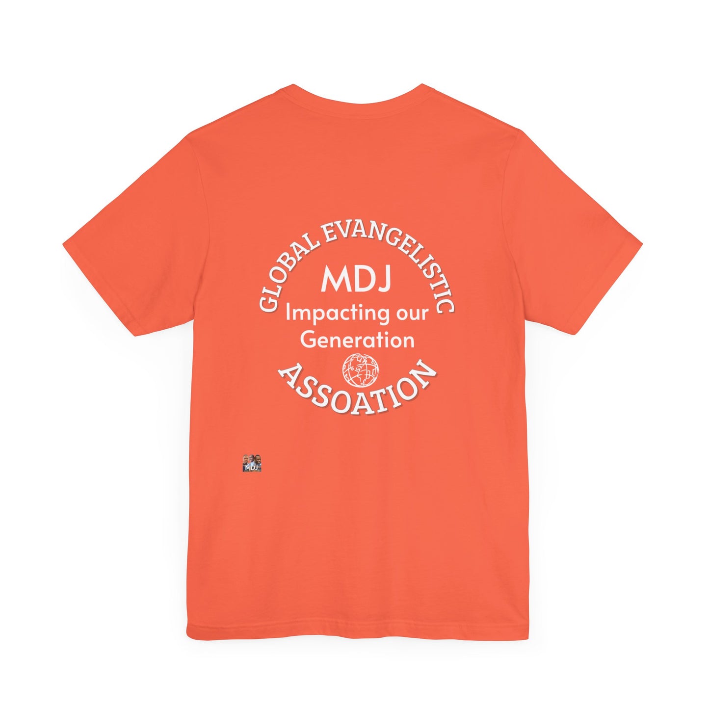 Tsalack Express MDJ Evangelistic Association Unisex Jersey Short Sleeve Tee