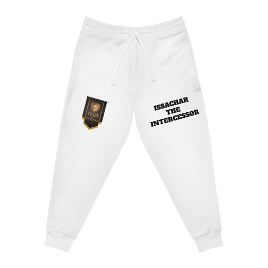 WHITE Tsalack Express Issachar the Intercessor Athletic Joggers - Comfortable White Joggers for Spiritual Warriors