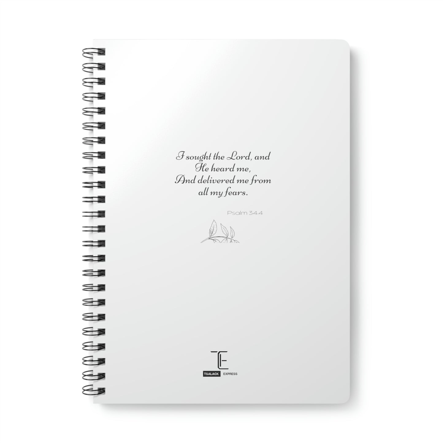 Tsalack Express Insp Wirobound Softcover Notebook, A5