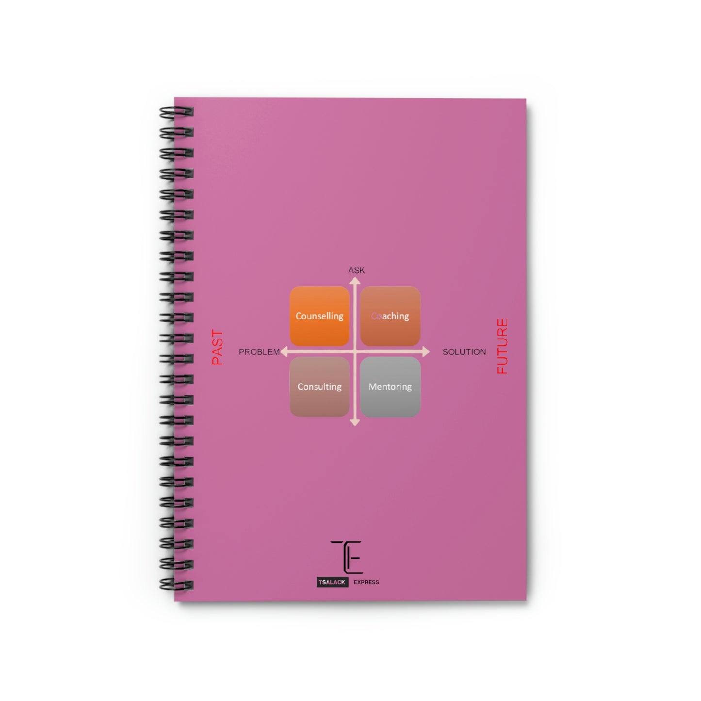 Tsalack Express Counselor Spiral Notebook - Ruled Line