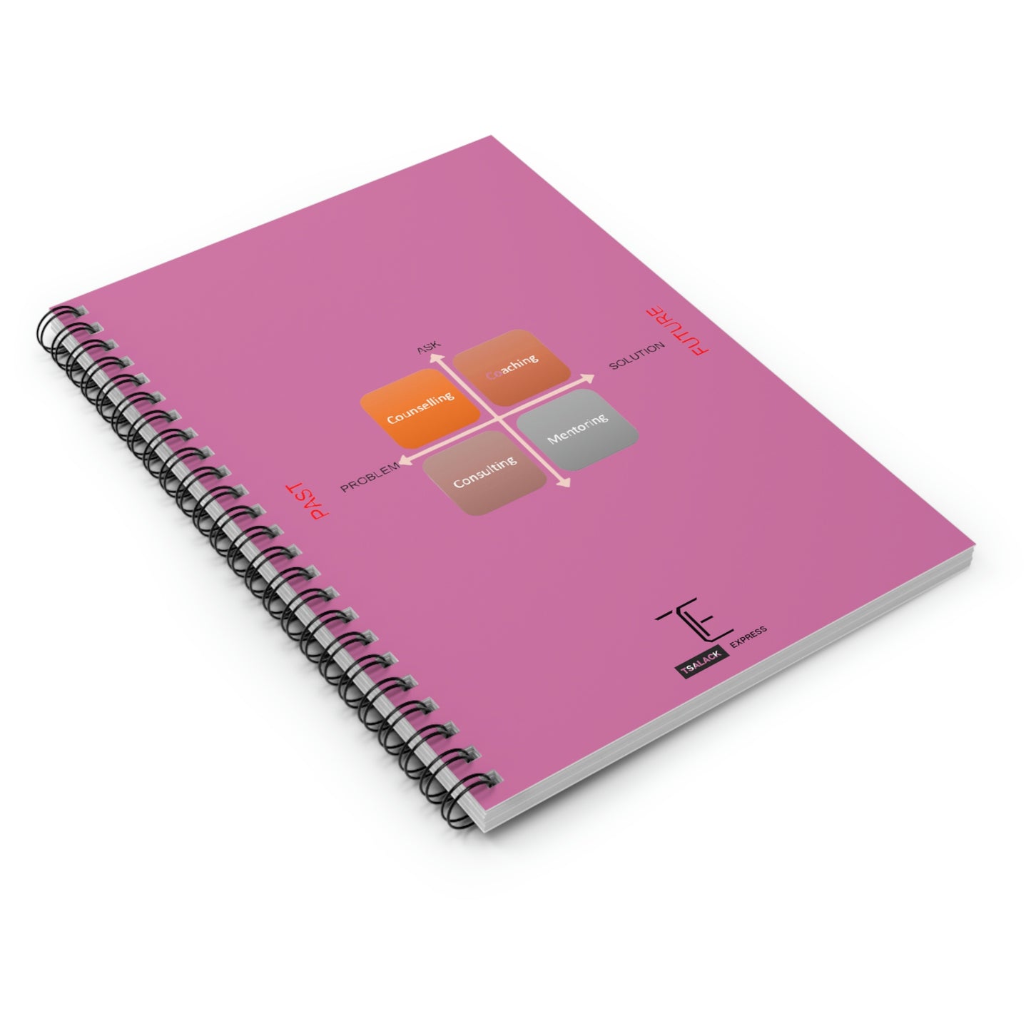 Tsalack Express Counselor Spiral Notebook - Ruled Line