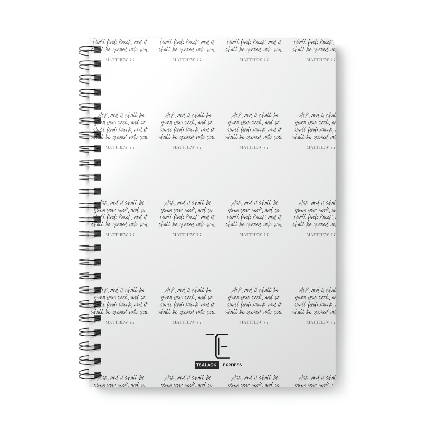 Tsalack Express Wirobound Softcover Notebook, A5
